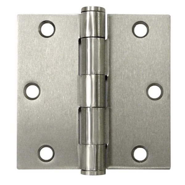 Patioplus 3.5 x 3.5 in. Heavy Duty Square Hinge, Satin Nickel - Steel - Pack of 2 PA134486 - main